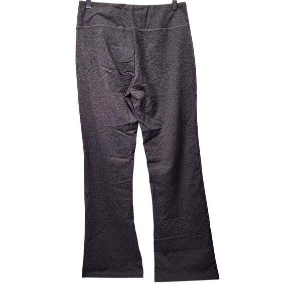 Women Bootcut Yoga High Waist Casual Pants Flare Leggings Gray Size Large - Picture 2 of 10
